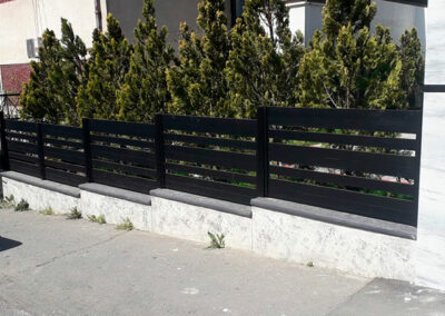 Aluminijumska ograda crne boje